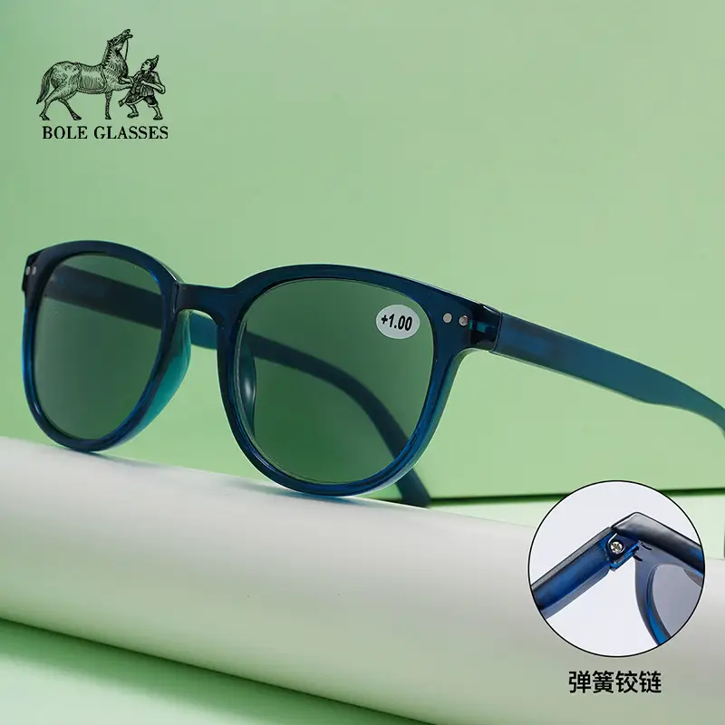 Anti-UV Sunglasses for Men Women PC Frame Blue - Image 6
