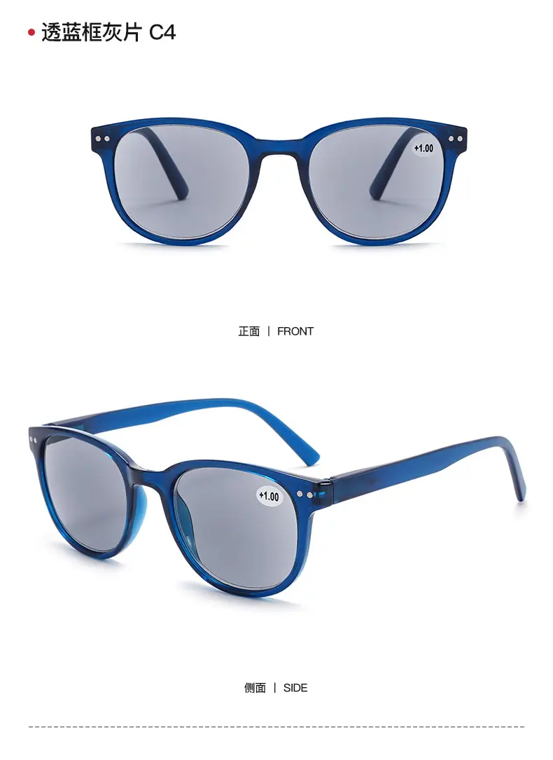 Anti-UV Sunglasses for Men Women PC Frame Blue β feature 15