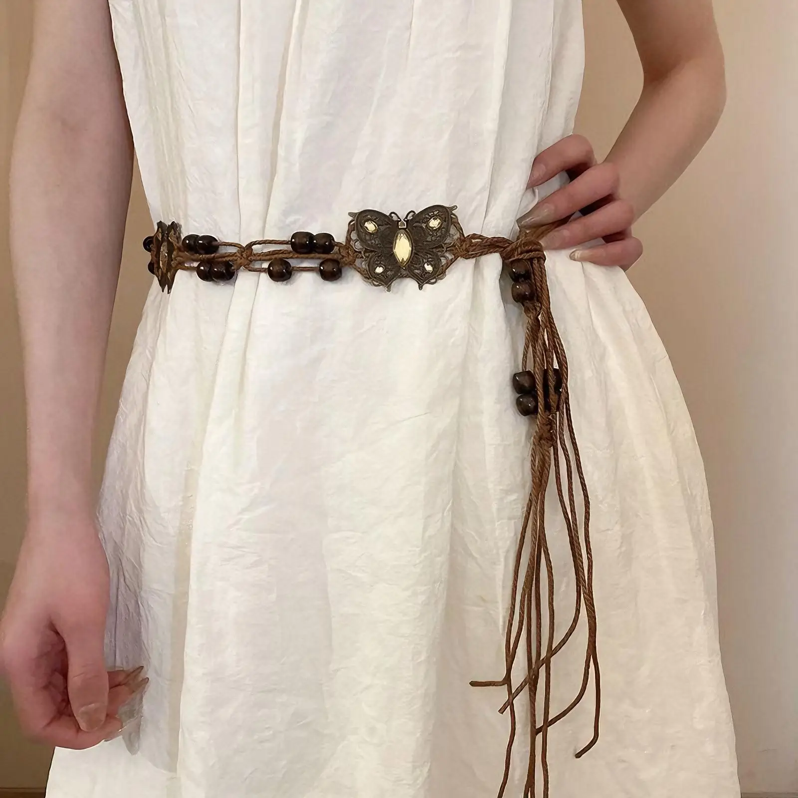 Bohemian Belt Butterfly Waist Chain Women Spring Summer High-end Dress - Image 2