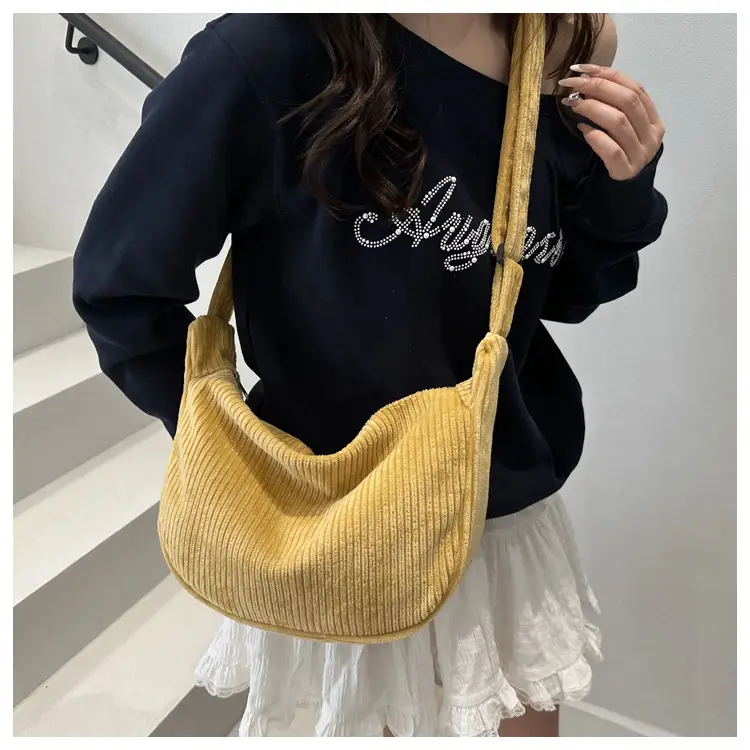 Corduroy Square Bag for Women Summer Carry — feature 18