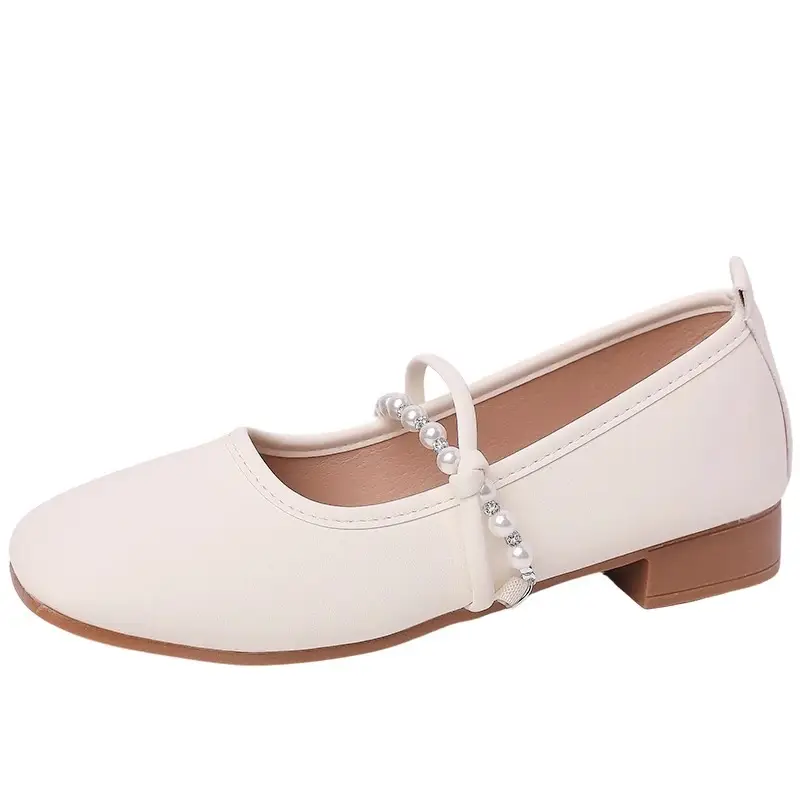 French Style Single-layer Shoes Women's 2025 New Low Heeled Gentle Dress Flat Milk Shoes Fairy Style Soft Bottom Mary Jane Shoes - Image 7