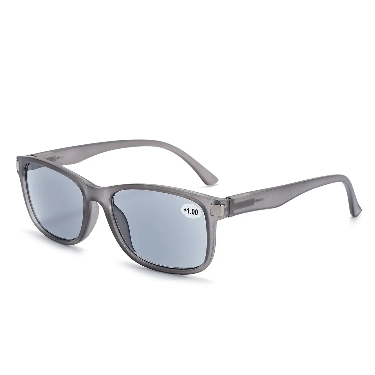 Men Square Sunglasses with Spring Hook & Green Lens - Image 10