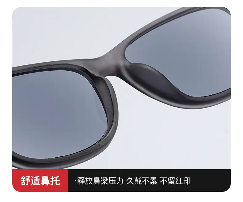 Men Square Sunglasses with Spring Hook & Green Lens β feature 10