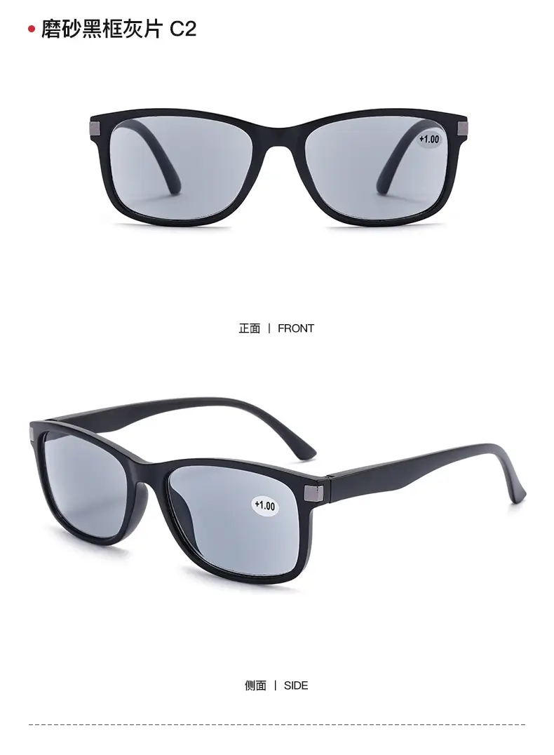 Men Square Sunglasses with Spring Hook & Green Lens β feature 13