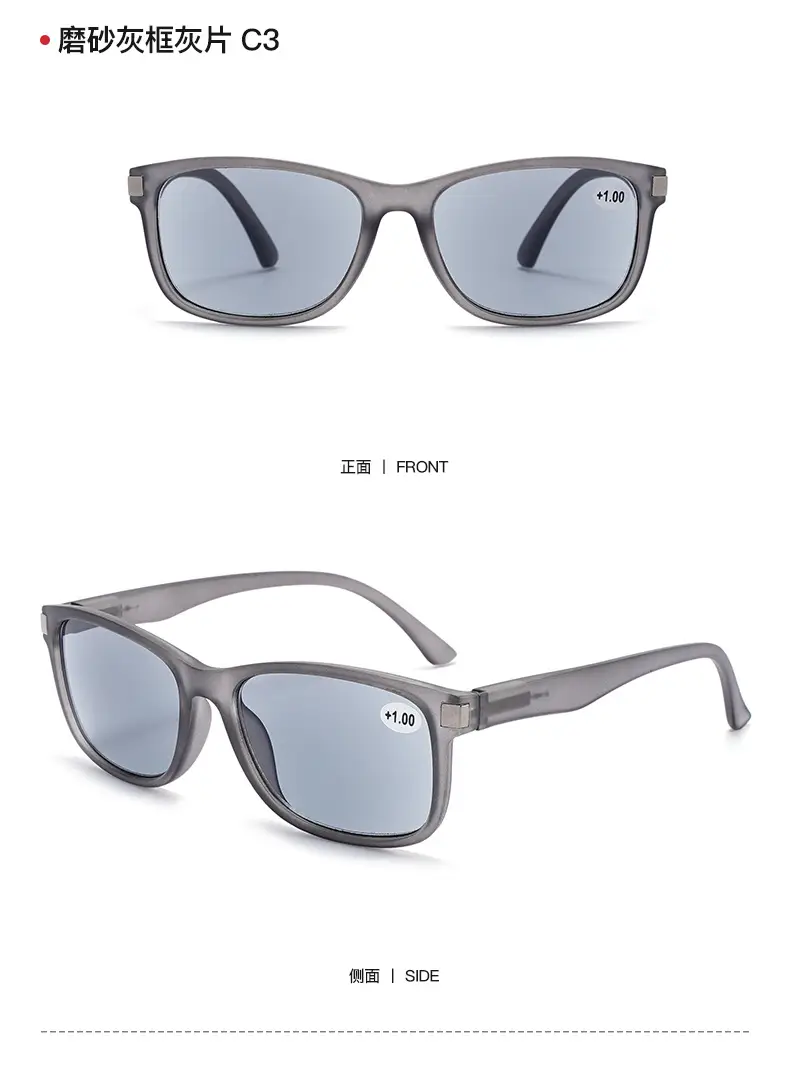 Men Square Sunglasses with Spring Hook & Green Lens β feature 14