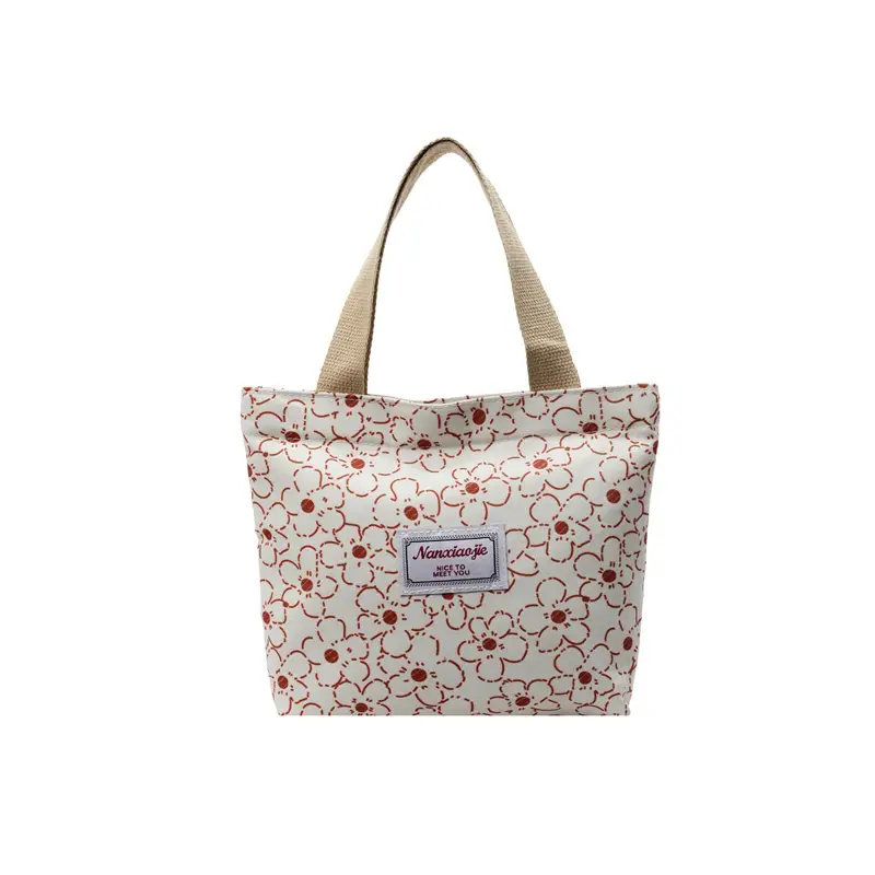Korean Print Casual Tote Bag Large Capacity All Canvas - Image 7