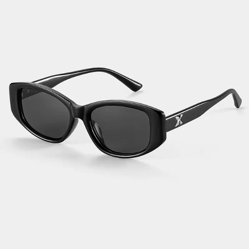 Black Cat-Eye Sunglasses UV Protection Polarized - Image 50