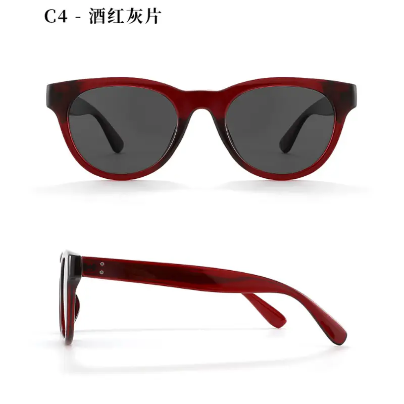 Black Cat-Eye Sunglasses UV Protection Polarized - Image 11
