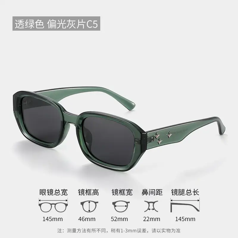 Black Cat-Eye Sunglasses UV Protection Polarized - Image 22