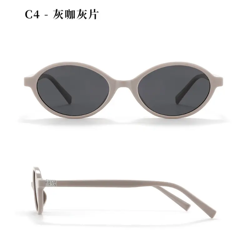 Black Cat-Eye Sunglasses UV Protection Polarized - Image 6