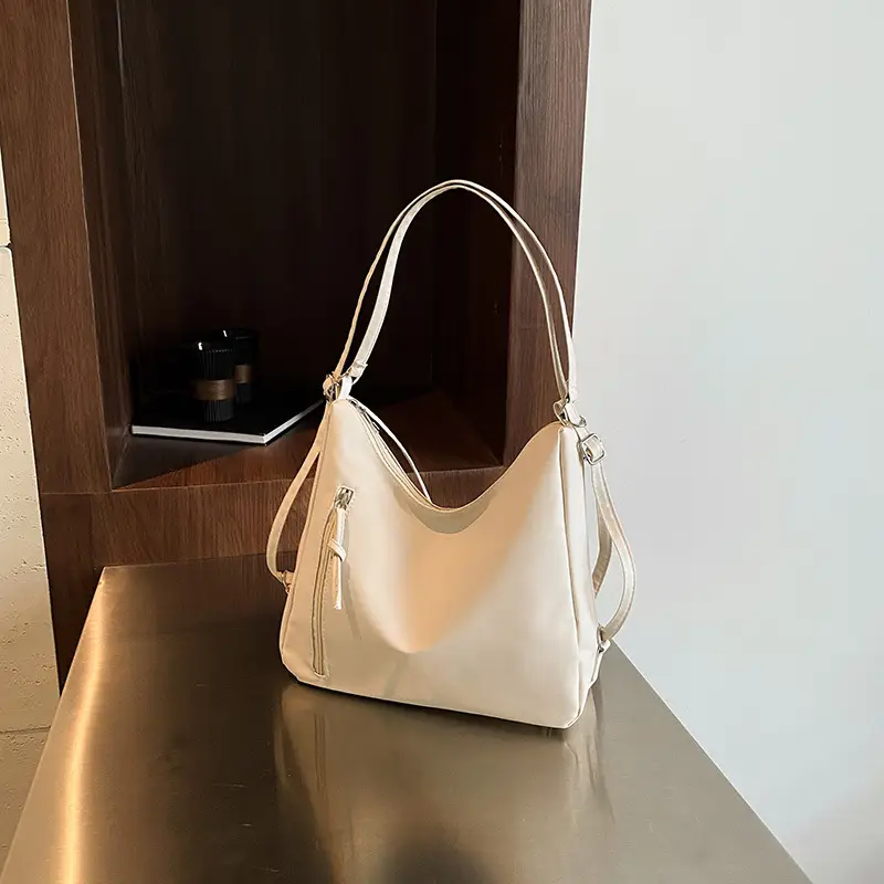 White Korean Style Shoulder Bag for Women - Image 3