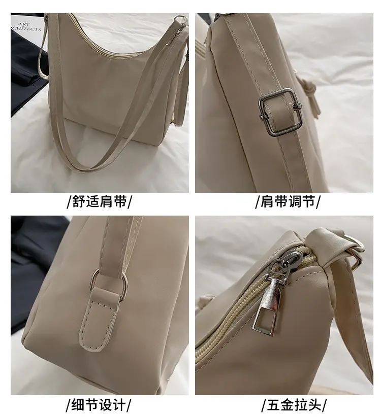 White Korean Style Shoulder Bag for Women — feature 3