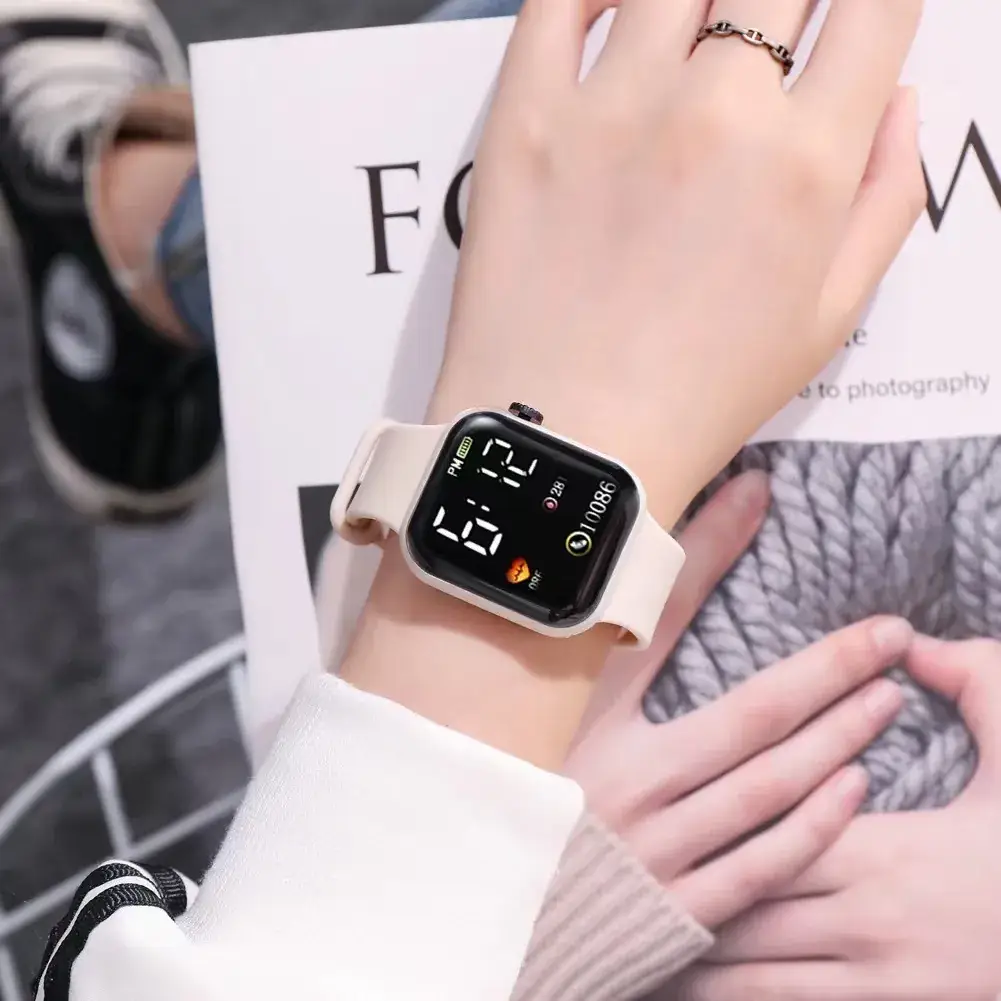 Women's Multicolor Waterproof Smart Watch with Stylish Bands - Image 4