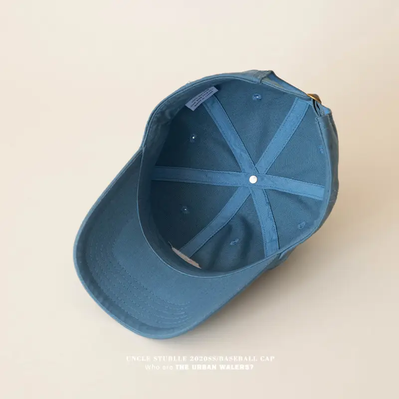 Unisex Duckbill Baseball Cap Blue Large Head — feature 10