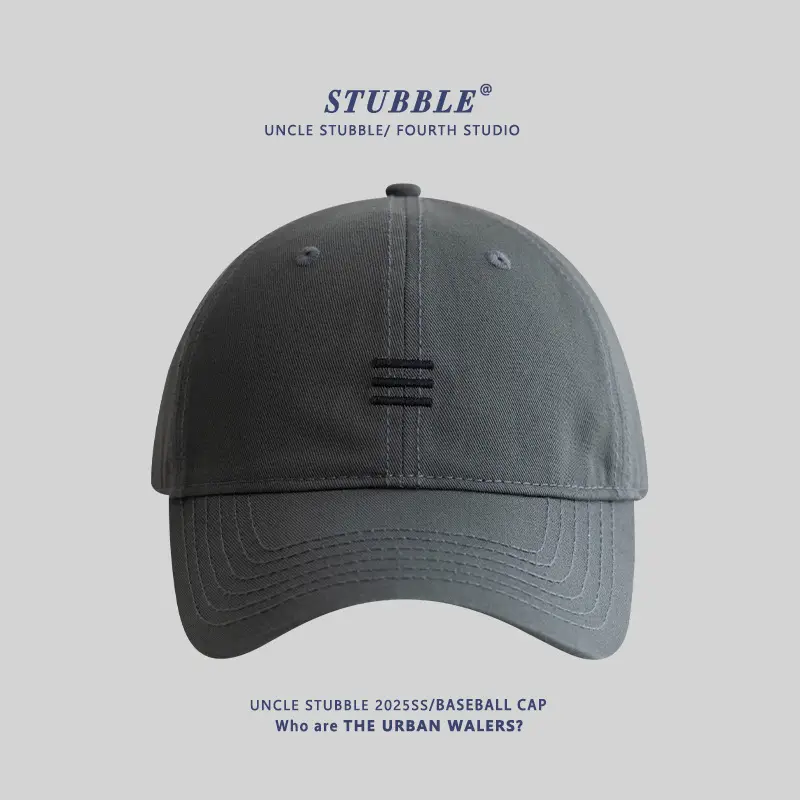 Unisex Duckbill Baseball Cap Blue Large Head - Image 7