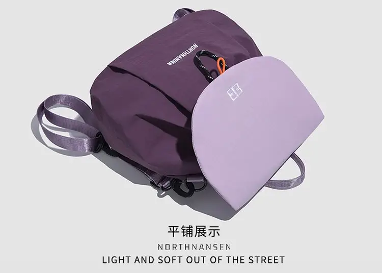 Women's Purple Crossbody Backpack Summer Travel Multi-Purpose — feature 23