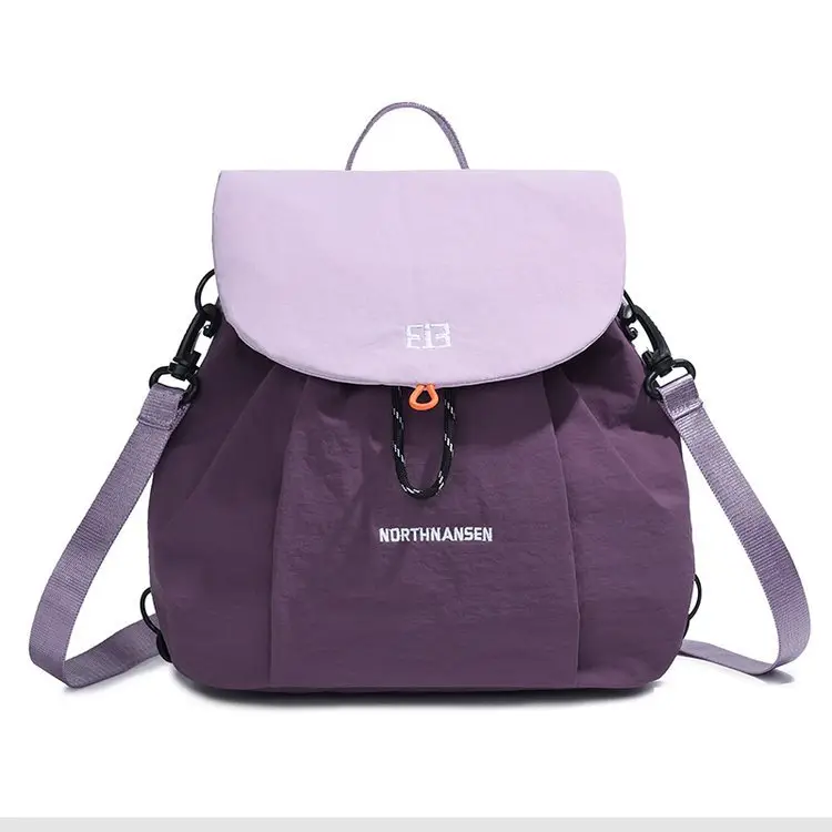 Women's Purple Crossbody Backpack Summer Travel Multi-Purpose — feature 35
