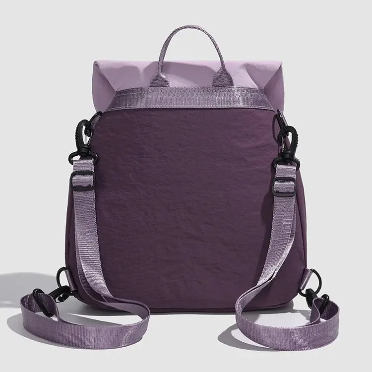 Women's Purple Crossbody Backpack Summer Travel Multi-Purpose — feature 45