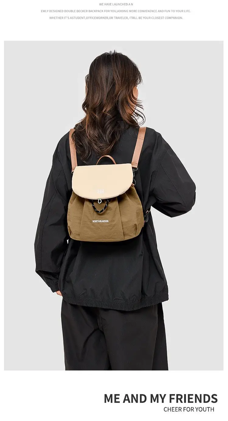 Women's Purple Crossbody Backpack Summer Travel Multi-Purpose — feature 6