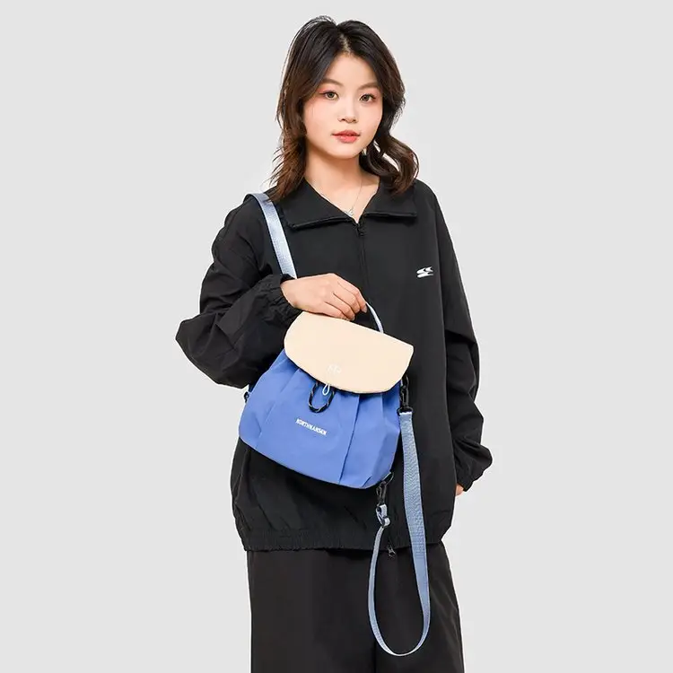 Women's Purple Crossbody Backpack Summer Travel Multi-Purpose — feature 60