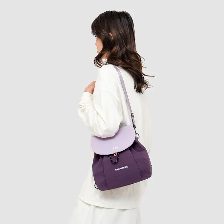 Women's Purple Crossbody Backpack Summer Travel Multi-Purpose — feature 66