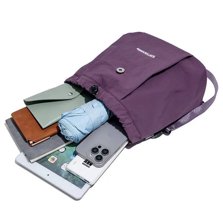 Women's Purple Crossbody Backpack Summer Travel Multi-Purpose — feature 70