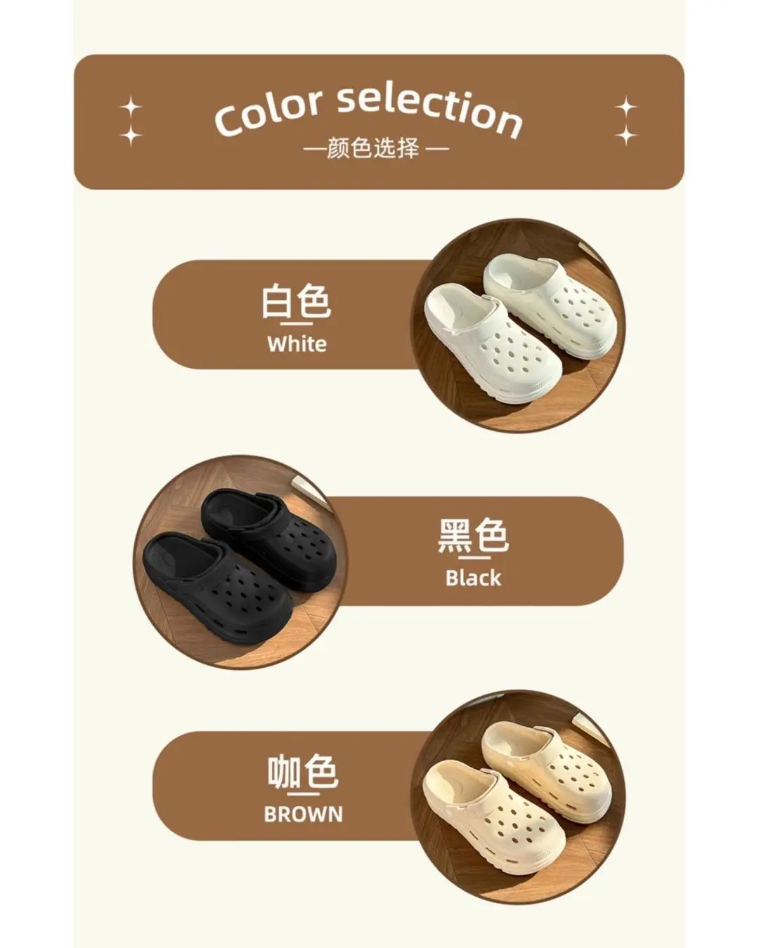 Summer Eva Non-Slip Soft Thick-Soled Sandals for Outdoor Wear at the Beach and Beach Vacation, Women's Wet Water Hole Shoes — feature 16