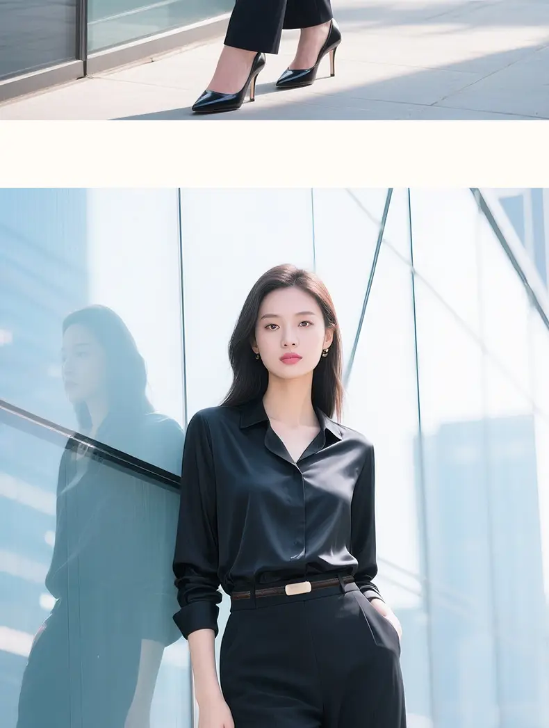 White Thin Fashion Belt for Women Business Suit — feature 5