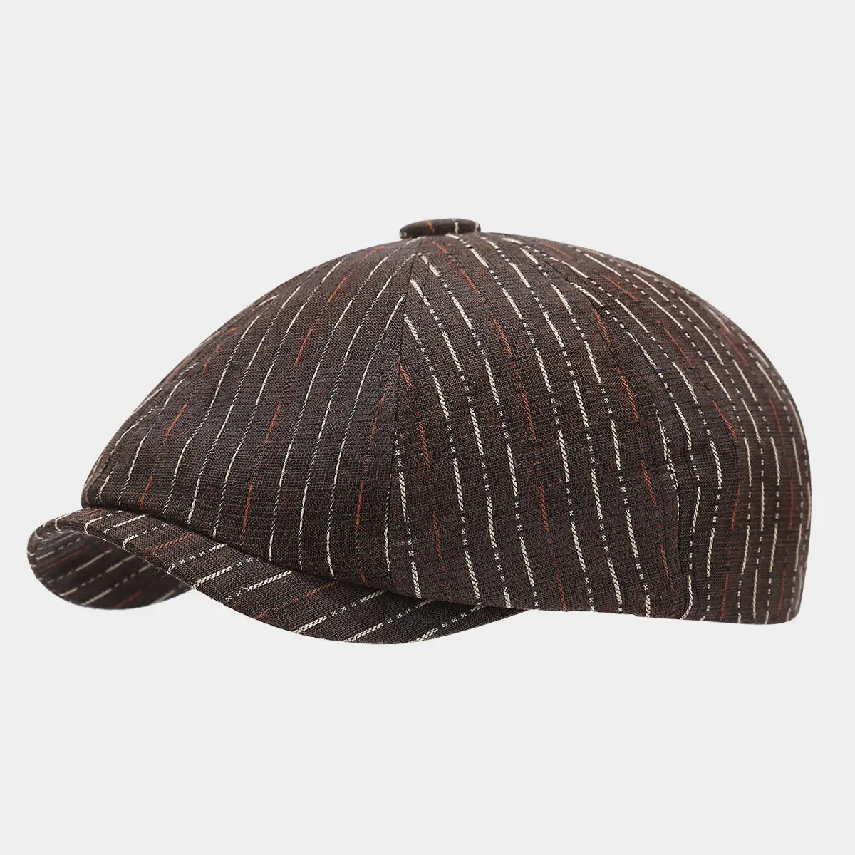 Japanese Striped Retro Forward Cap Women Spring Autumn Summer Outdoor Fashion All-match Cap British Beret Men — feature 10