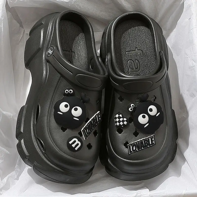 Thick-soled EVA Hole Shoes High-height Shoes Women's Outer Wear 2025 New Non-slip Shoe Slip-on Beach Sandals for Summer - Image 10