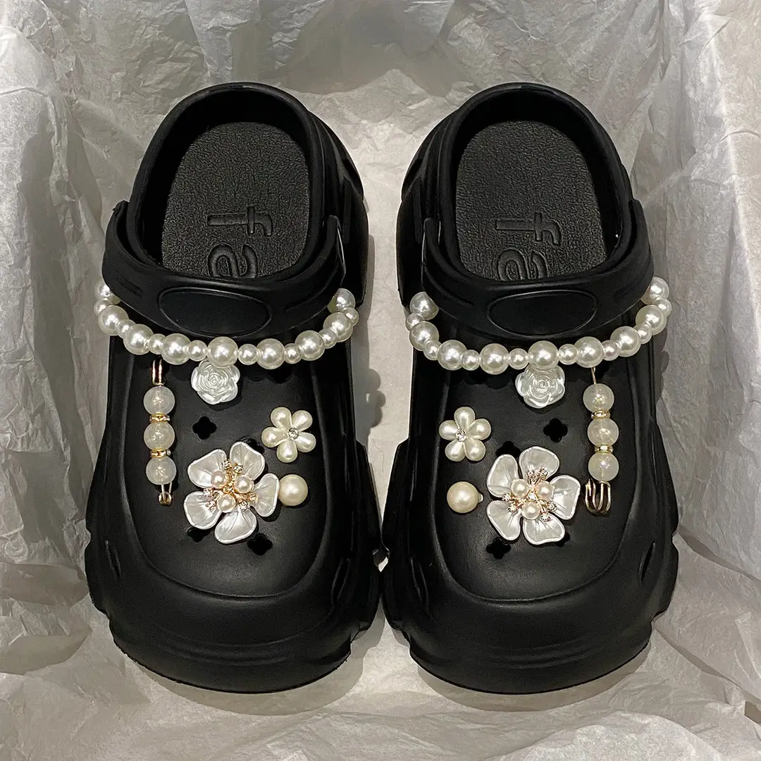 Thick-soled EVA Hole Shoes High-height Shoes Women's Outer Wear 2025 New Non-slip Shoe Slip-on Beach Sandals for Summer - Image 16