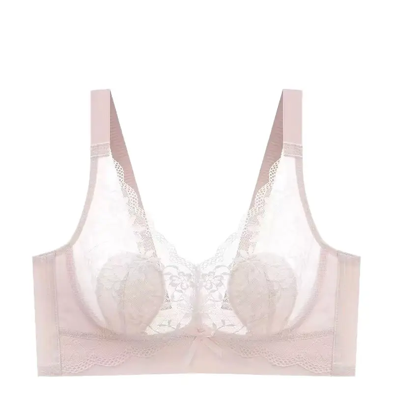 Wire-Free Lace Underwear Women's Push-Up Breast Support