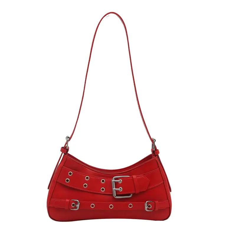 2025 Women's Rivet Style Shoulder Bag with Cool Finish - Image 10
