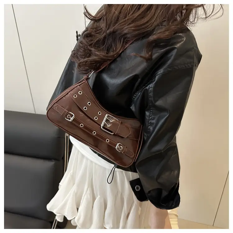 2025 Women's Rivet Style Shoulder Bag with Cool Finish — feature 26