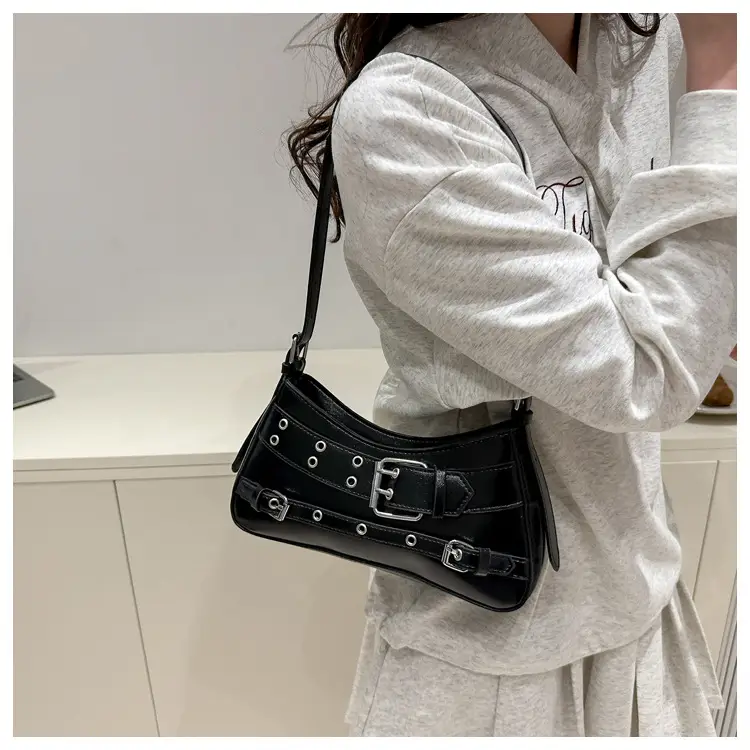 2025 Women's Rivet Style Shoulder Bag with Cool Finish — feature 37