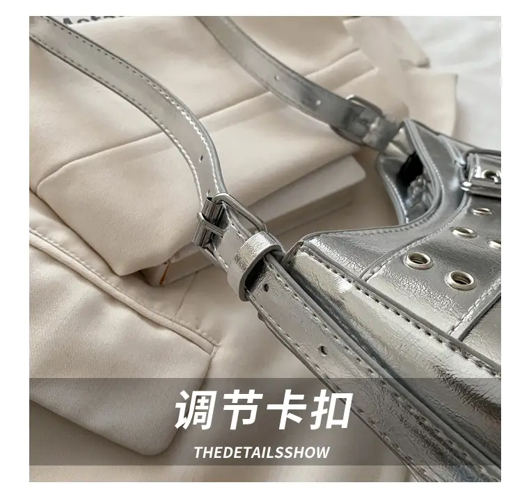 2025 Women's Rivet Style Shoulder Bag with Cool Finish — feature 4