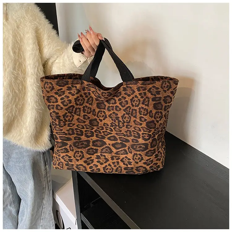 Leopard Print Women's Large Capacity Tote Bag — feature 12