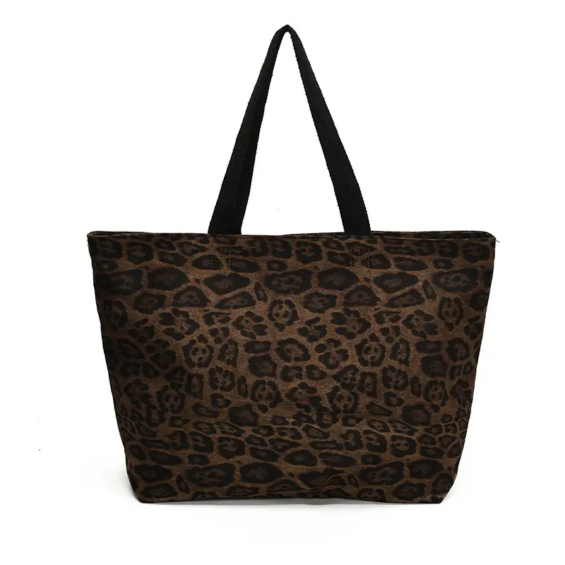 Leopard Print Women's Large Capacity Tote Bag - Image 3