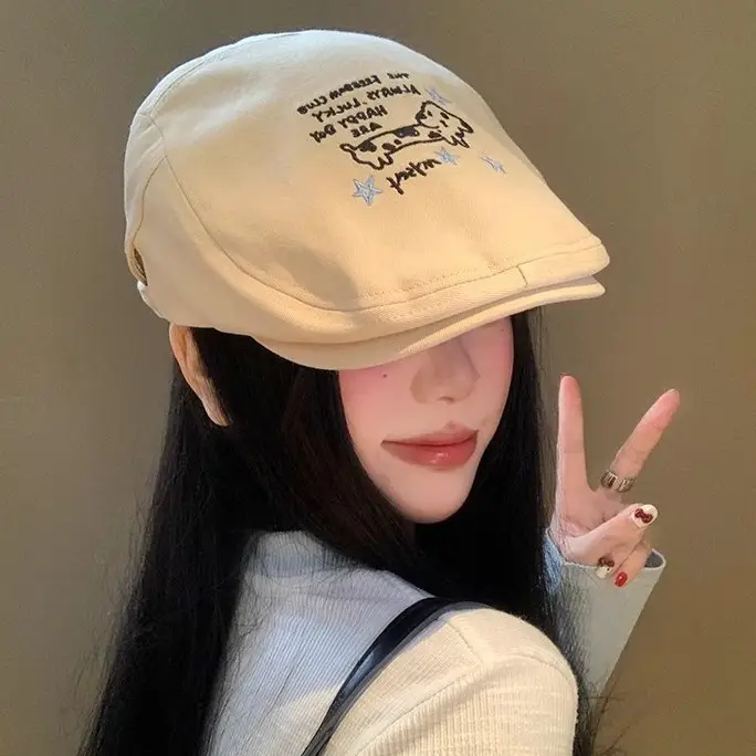 Pink Elf-Sack Forward Hat for Women Spring Summer — feature 12