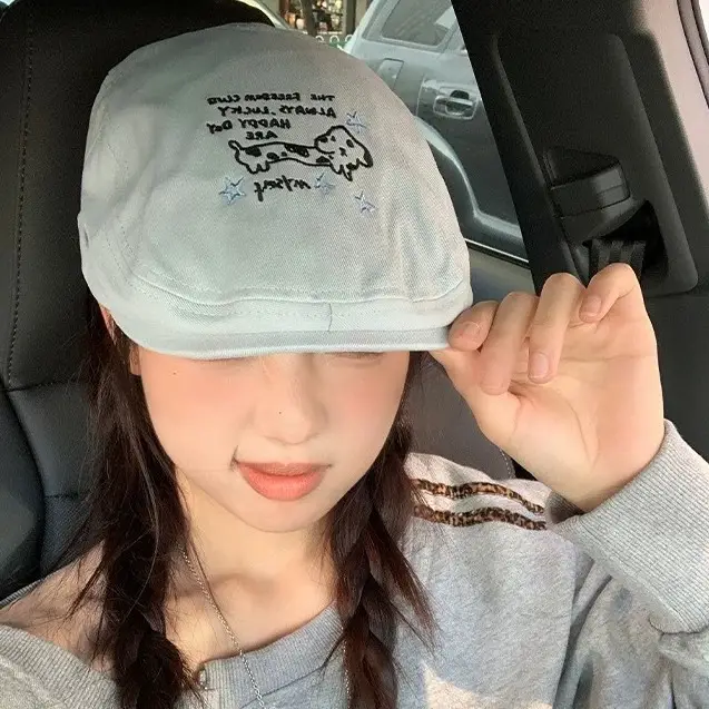 Pink Elf-Sack Forward Hat for Women Spring Summer — feature 14