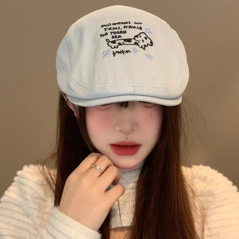 Pink Elf-Sack Forward Hat for Women Spring Summer — feature 9
