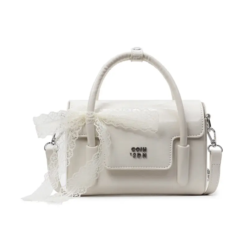 Women Retro Satchel Shoulder Bag Pink Leather 2025 - Image 4