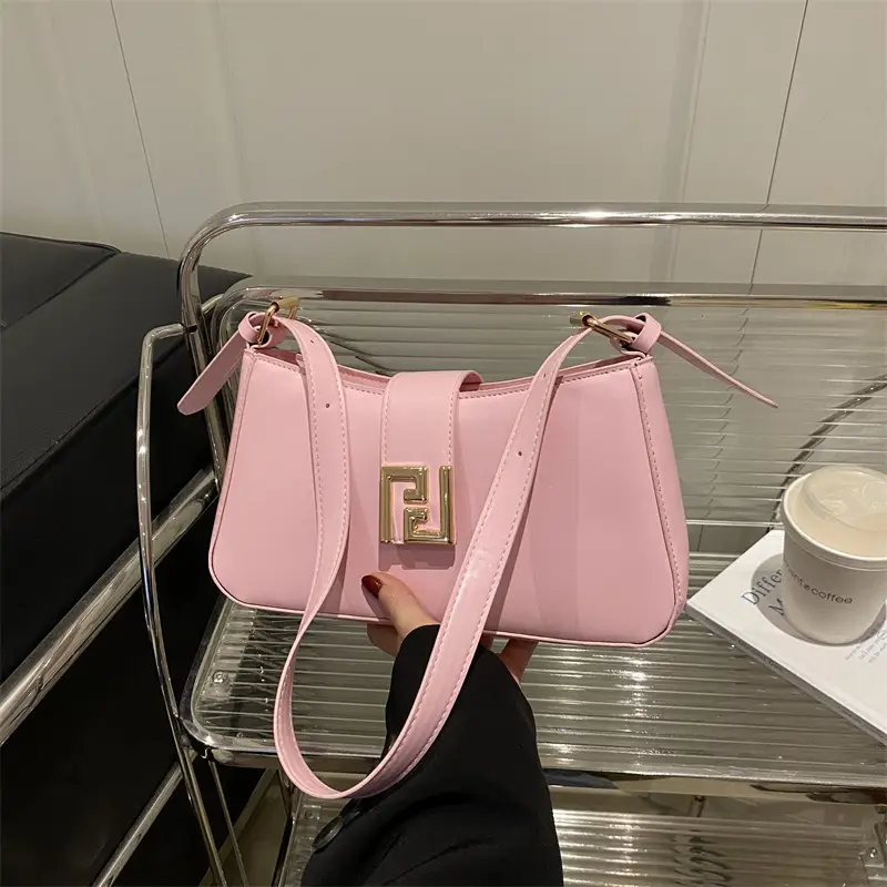 2025 Women's Tan Fendi Logo Shoulder Bag - Image 7