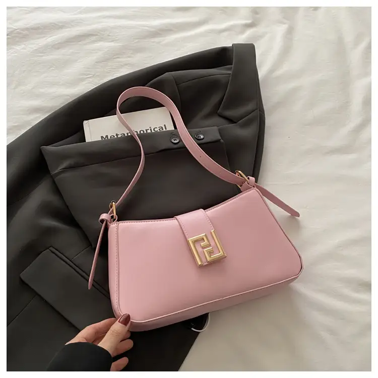 2025 Women's Tan Fendi Logo Shoulder Bag - Image 3