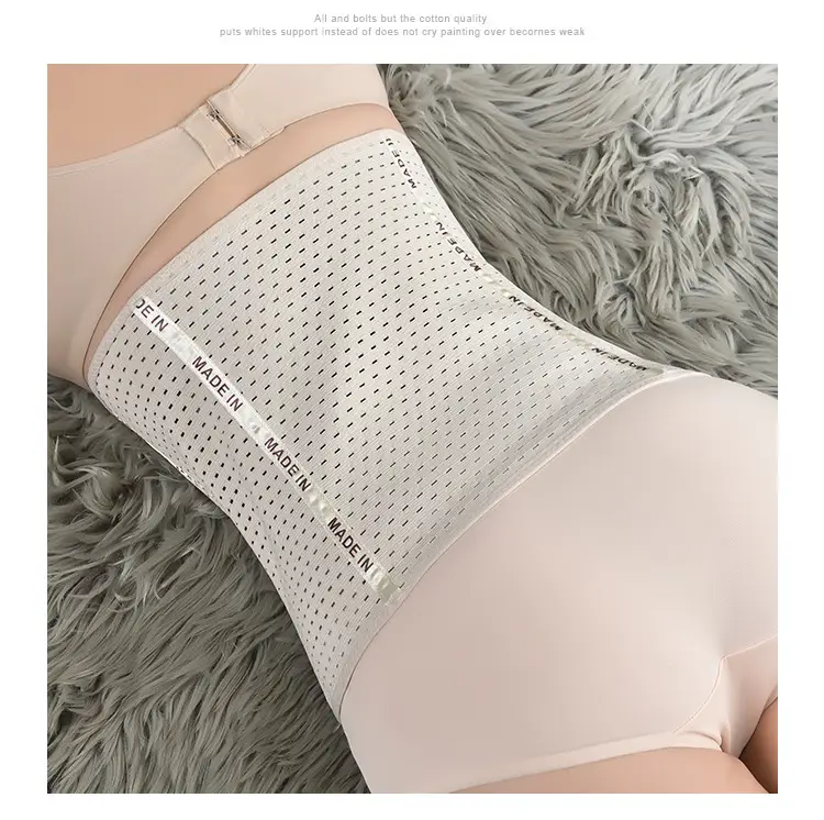 Women's Postpartum Abdominal Girdle Belt 6 Rows 13 Buckles — feature 14