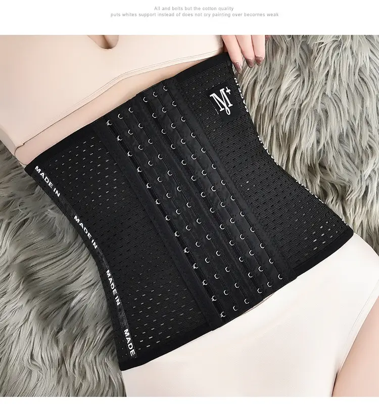 Women's Postpartum Abdominal Girdle Belt 6 Rows 13 Buckles — feature 16