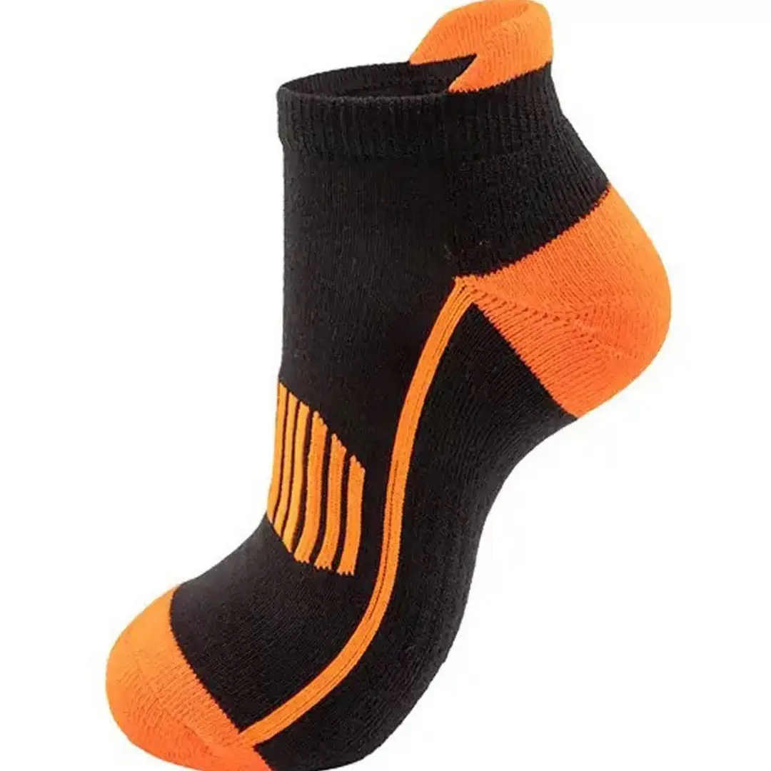 Cross-border sports socks Amazon TEMU socks men's and women's color matching low-side running socks with anti-friction — feature 7