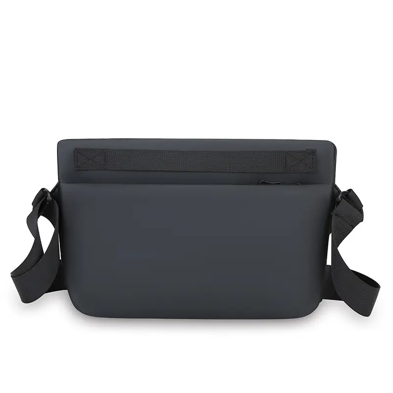 Men's Black Crossbody Bag New Fashion Casual Shoulder Bag - Image 4