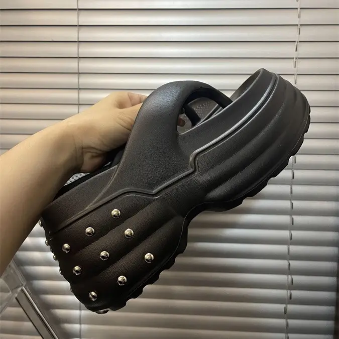 2025 New Summer 9cm EVA Flip-Flops Women's Summer Outer Wear Thick Bottom Shit Feeling Internet Popular Sandals - Image 4