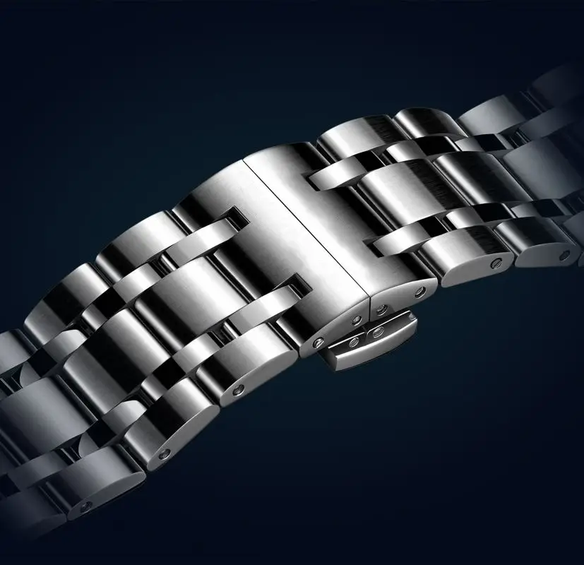 Laurette Men's Quartz Calendar Watch with Stainless Steel Band — feature 22